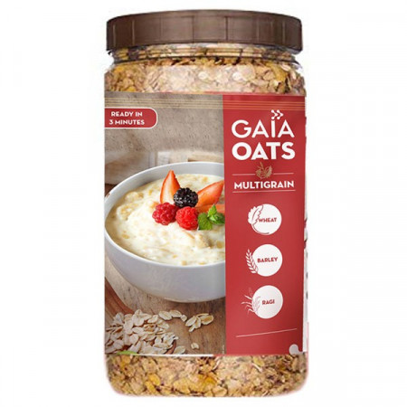 GAIA OATS MULTIGRAIN JAR 1KG